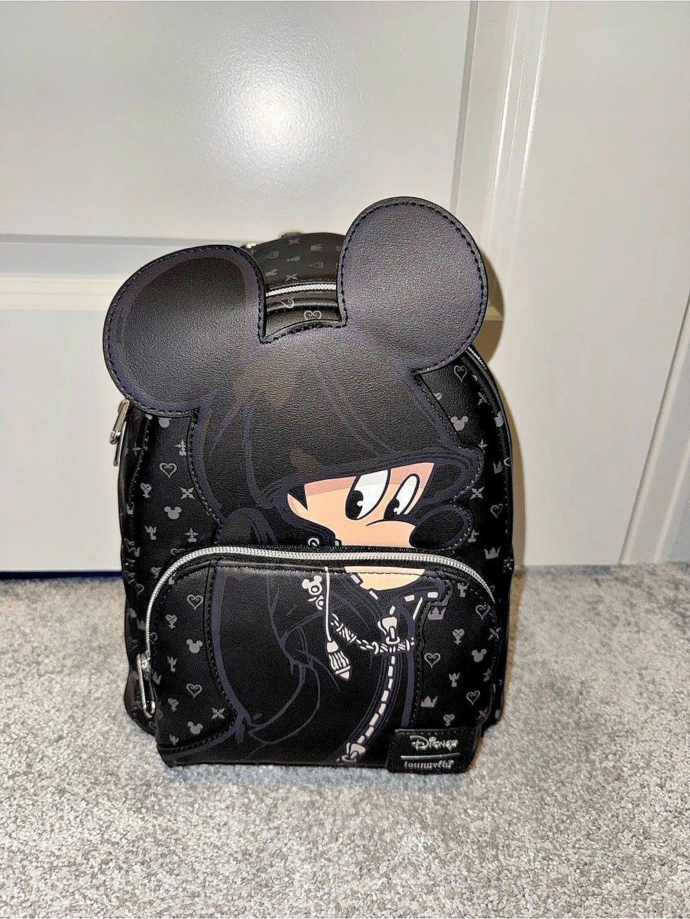 Loungefly Mickey Mouse backpack Black Backpack NWT